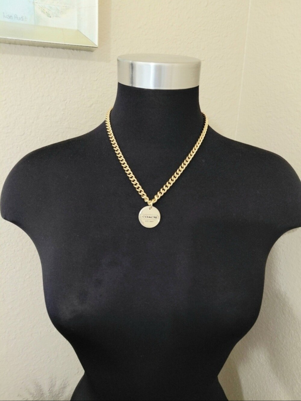 Coach Gold Charm Necklace - Picture 2 of 6